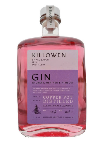 Killowen Rhubarb, Heather and Hibiscus Gin